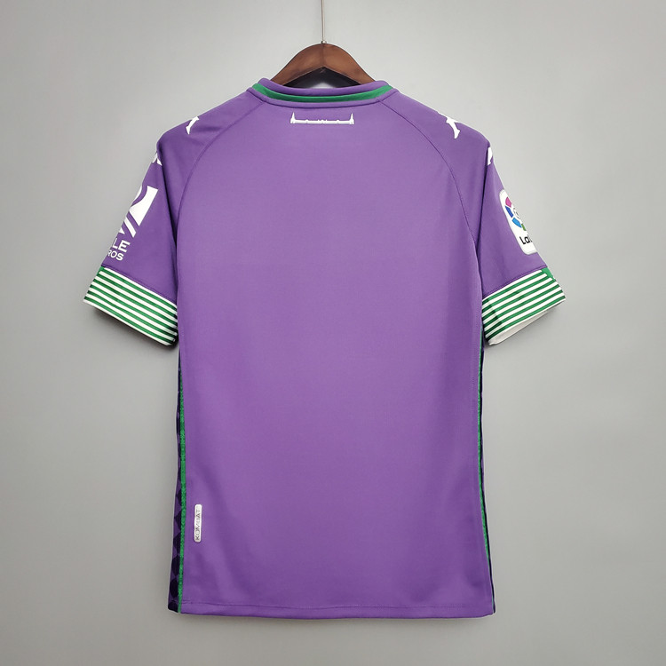 Real Betis 20-21 Away Purple Soccer Jersey Football Shirt - Click Image to Close